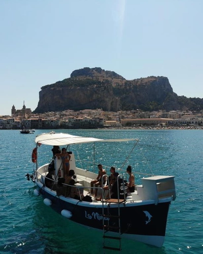 Sunset Boat Tour along the Coast of Cefalù