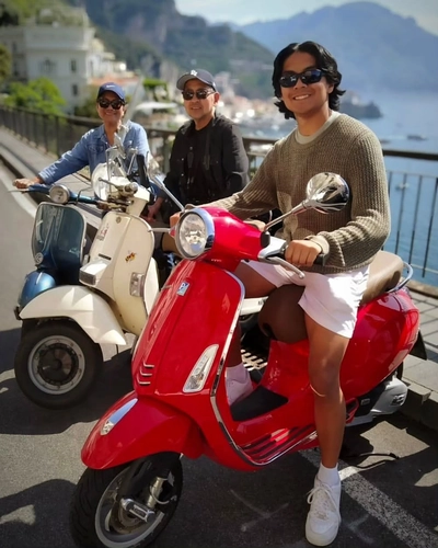 Naples Private Vespa Tour Panoramic