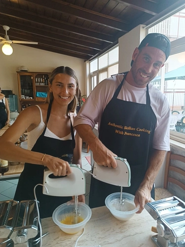 Fresh Pasta and Tiramisu in Palermo
