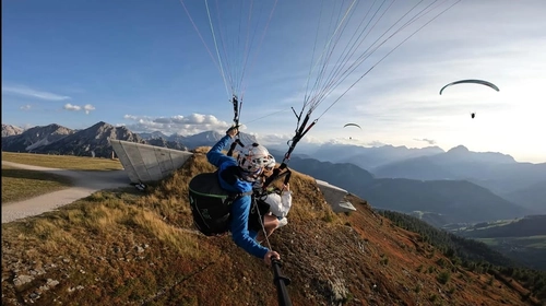 Paragliding Tandem Flight Kronplatz