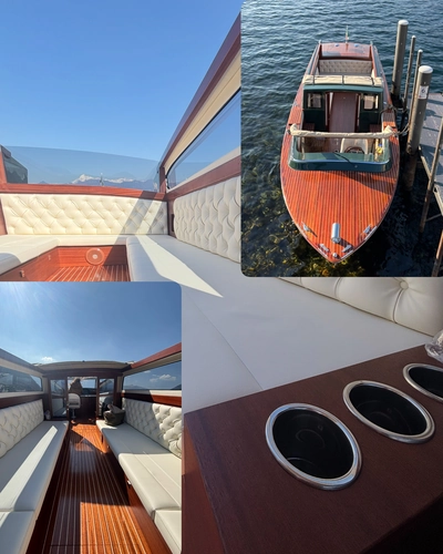 2H Boat tour Lake Como Wooden Boat