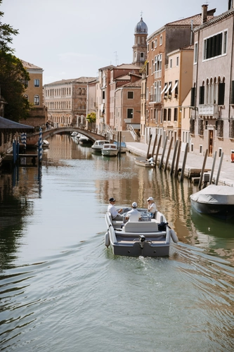 Venice Secret Canals on Electric boat