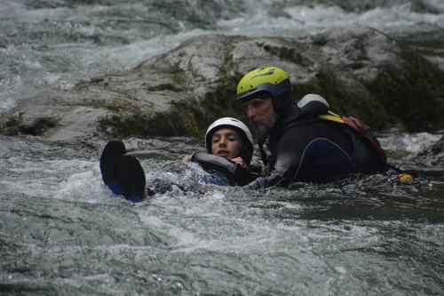 Canyoning in the Gorges of Sesia