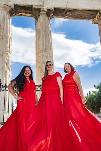 Flying Dress Athens Photoshoot