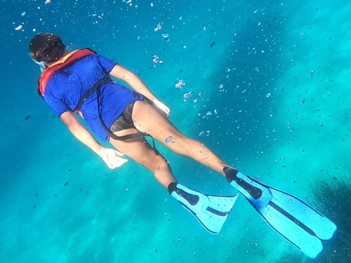 Snorkeling at Tavolara
