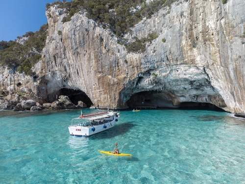 Bue Marino Cave from Cala Gonone