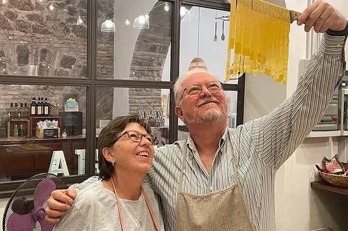 Super Fun Pasta & Gelato Cooking Class & Oil tasting by Vatican (Semi Private)