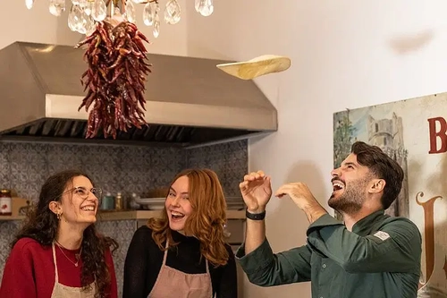 Holy Pizza! Roman Pizza & Gelato Class by Vatican (Semi Private)
